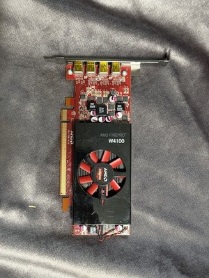 Dell 25D14 AMD FirePro W4100 2GB GDDR5 Graphics Card 4x Mini DisplayPort