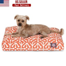Rectangle Dog Bed Washable Non Slip Comfy Pet Bed W/ Removable Cover Crate New
