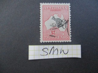 Kangaroo Stamps: SMW 2 Pound Used Great Item Must Have (T2729)