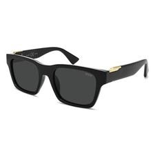SOJOS Trendy Polarized Square Sunglasses for Women Men,UV400 Medium, Black