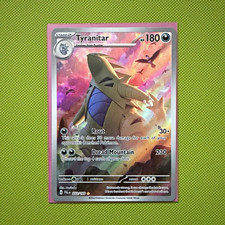 Tyranitar 222/193 Paldea Evolved Illustration Rare Full Art Holo Eng 2023