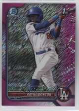 2022 Bowman Chrome Prospects Fuchsia Shimmer Refractor 41/199 Rayne Doncon 1i3k