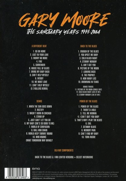 Gary Moore: Gary Moore: The Sanctuary Years - - (Cd / T)-image
