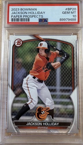 2023 Bowman - Prospects Jackson Holliday #BP-20 (RC) PSA 10