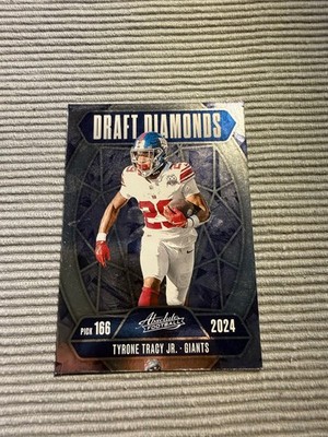 Tyrone Tracy Jr. 2025 Panini Absolute Draft Diamonds New York Giants