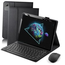 Keyboard Case for 2025 Lenovo Idea Tab Plus 12.1 Inch/Lenovo Tab K12 - Black