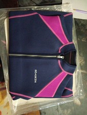 Girls/teen Shorty Seaskin Teens Wet Suit - Neoprene w/ Zipper, Size 14