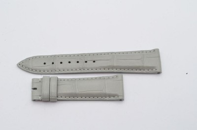 ULYSSE NARDIN LEDER ARMBAND 19MM FÜR DORNSCHLIESSE 16MM 19-16 NEU GRAU