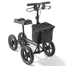 Knee Scooter Aluminum Steerable Knee Walker Folding Recovery Scooter 350LB