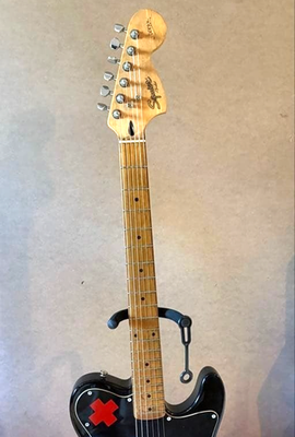 Squier by Fender Deryck Whibley Signature Guitar Black Telecaster