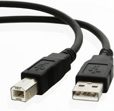 6ft USB Printer Cable for HP   High-Speed USB 2.0 A to B Cord for HP Printers