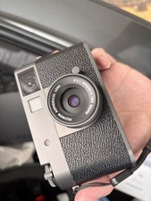 Fujifilm Fuji X half X-HF 18MP Touch Screen Compact Digital Camera Gray Black