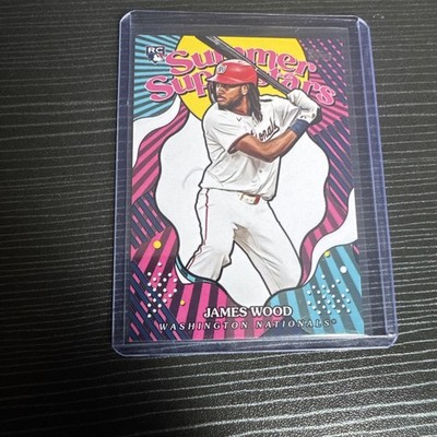 2025 TOPPS BASEBALL SUMMER SUPERSTARS SS-39 JAMES WOOD ROOKIE CARD MINT PLUS