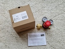 BOC GENIE Hydrogen, Single Stage 2-Gauge Regulator 10bar BS341 No.38  *NEW*