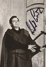 Siegfried Lorenz, orig sign AK