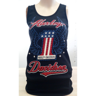 HD Tank-Top Number One Damen Harley Davidson NEU
