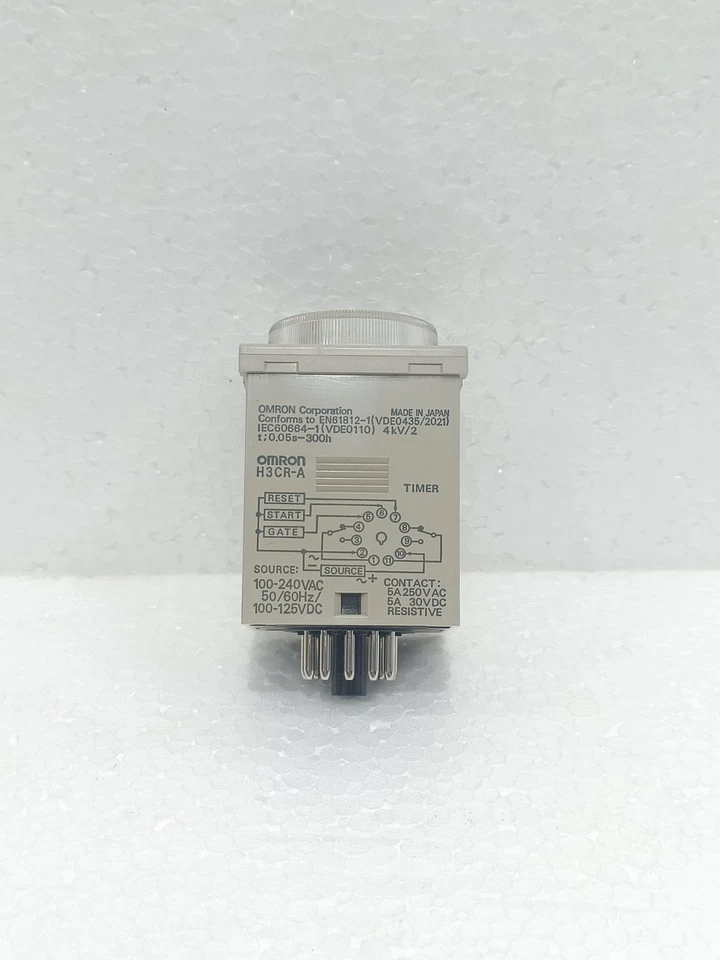 OMRON H3CR-A INDUSTRIAL TIMER MODULE 24V AC/DC ANALOG MULTIFUNCTION NOS FASTSHIP - Image 4 of 4
