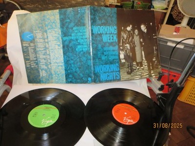 WORKING WEEK -Working Nights,First PressGermany 1985,DoLp,OIS,Virgin 302530-620,