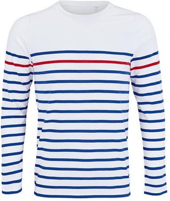 Damen Shirt Women´s Long Sleeve Striped T-Shirt Matelot | SOLs | 03100