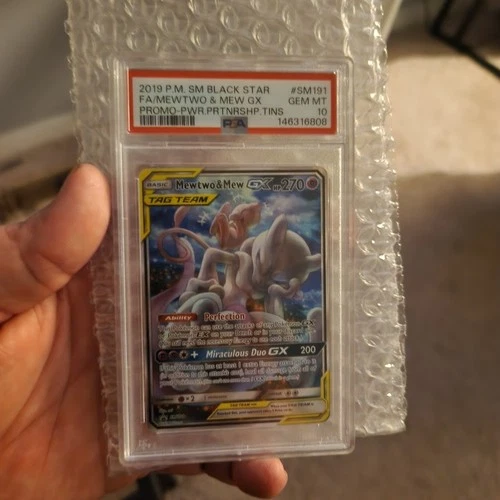 Mewtwo & Mew GX SM191 Sm Holo PSA !)