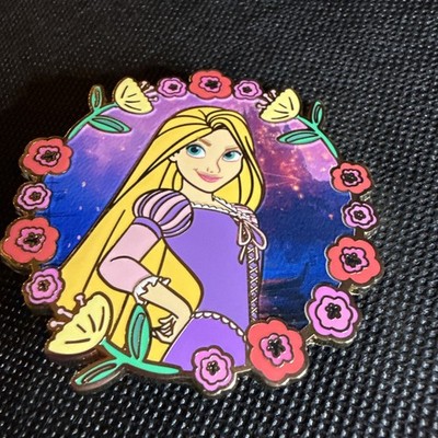 Disney RAPUNZEL PALM Pink A La Mode Princess Royal Realm Floral Pin