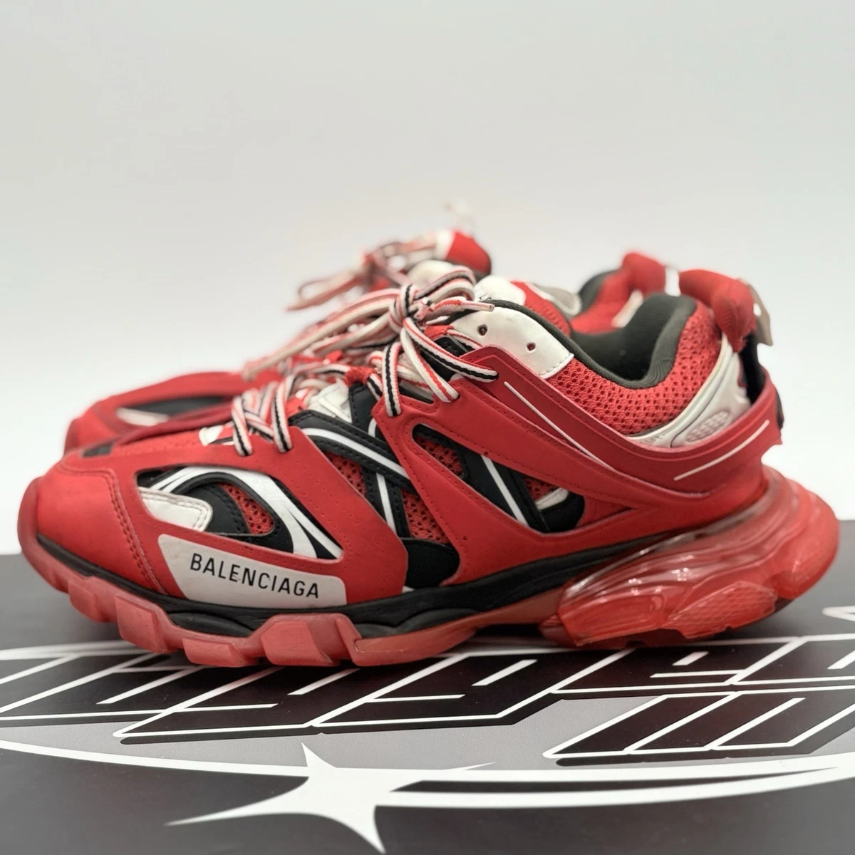 Balenciaga Track Trainer Red for sale | eBay