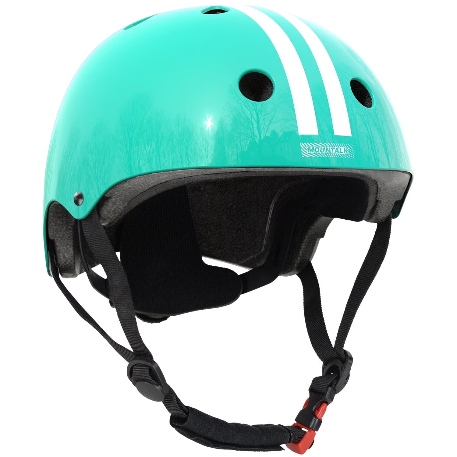 Cycling Skating Safety Gear Boys Girls Shiny Green
