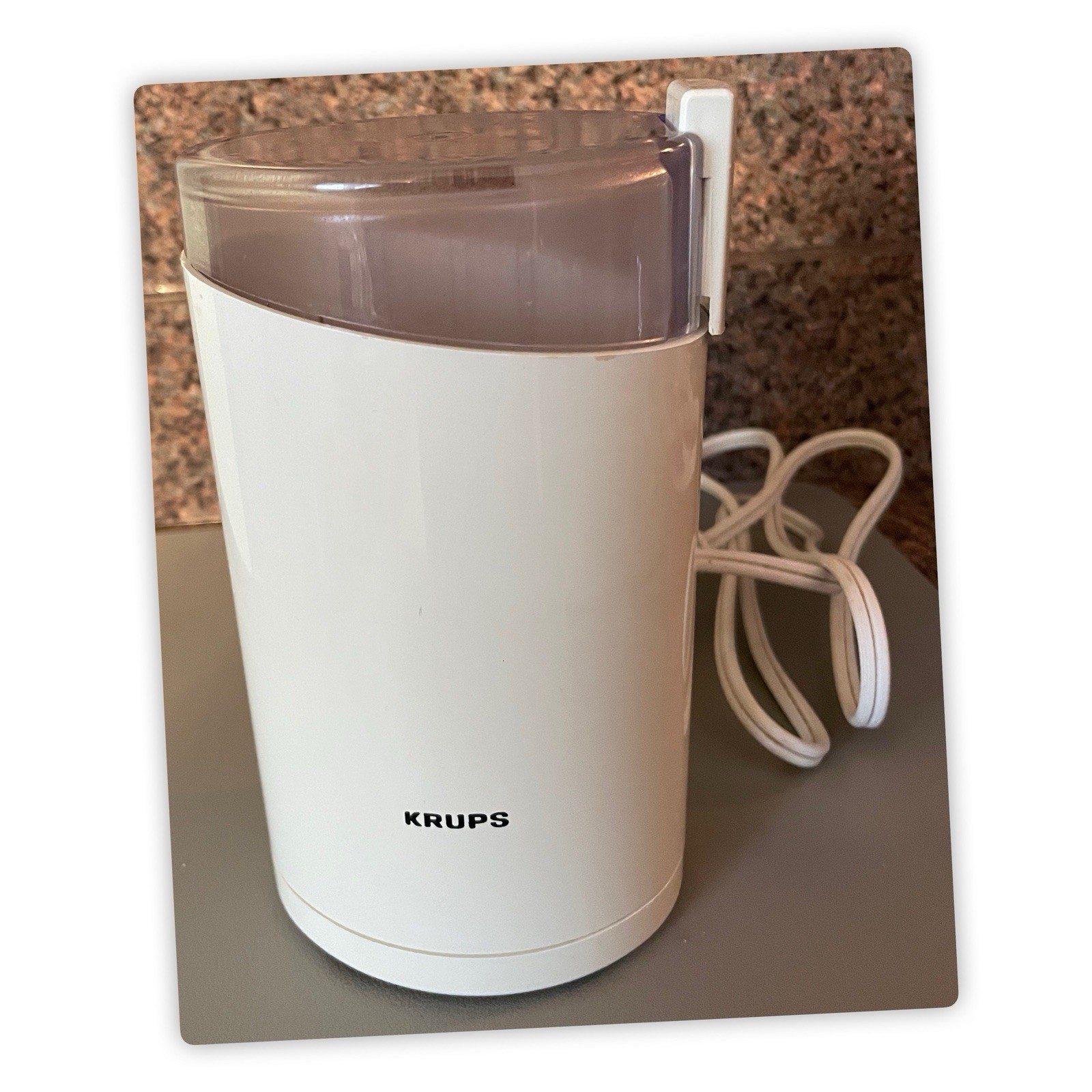 Vintage Krups Fast One Touch Coffee Bean Mill Grinder Type 2