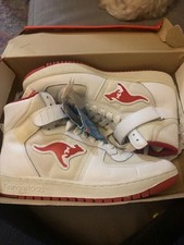 ROOS, 1980s high top basketball sneaker, 10, Drexler, VINTAGE,DEADSTOCK, AMAZING