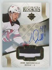 2017-18 Upper Deck Ultimate Collection RPA Patch John Quenneville RC Auto /49