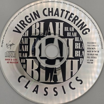 Virgin Chattering Classics CD Derek & Clive Ad Nauseam Comedy