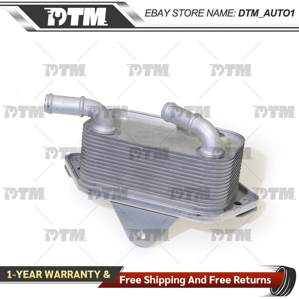 MAHLE Engine Oil Cooler with 06E117021G For Audi A5 A6 Q5 A4 A7 A8 Q7 S4 S5 - Image 2 of 4