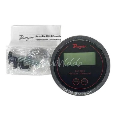 One Dwyer DM-2007-LCD differential pressure sensor New