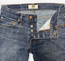 Tellason Stock Slim Fit Medium Wash Denim Jeans 29x31 Made In USA