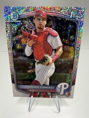 2025 Bowman Chrome Prospects - Alirio Ferrebus Speckle Refractor 042/299 (RC)