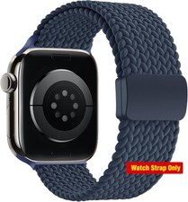 Adjustable Nylon Strap with Magnetic Clasp for Apple Watch 38mm Stretchy Band