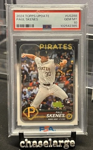 2024 Topps Update Series - Rookie Debut Paul Skenes #US288 (RC) PSA 10