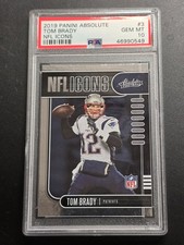 2019 Panini Absolute #3 Tom Brady NFL Icons PSA 10