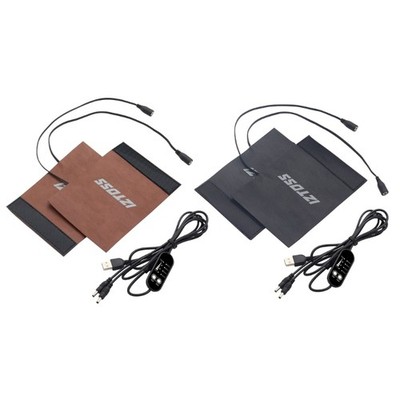 USB Fast Heating Handlebar Gloves Motorbike Waterproof Adjustable Temperature 2x