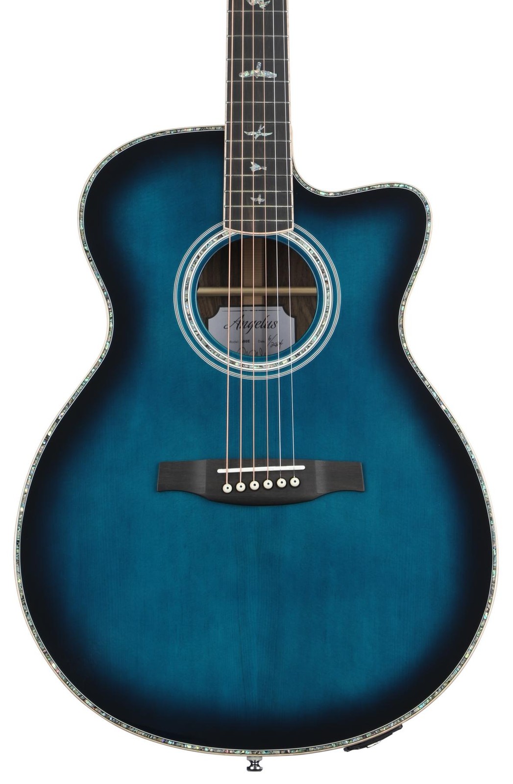 Акустико-электрическая гитара PRS SE A60 Angelus - Cobalt Blue Burst 176890₽