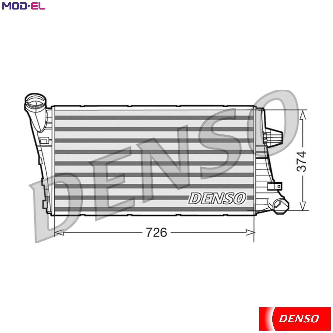 CHARGE AIR COOLER DIT99020 FOR LDV MAXUS/Van/Bus VM40C/VM39C 2.5L 4cyl MAXUS Van - Image 6
