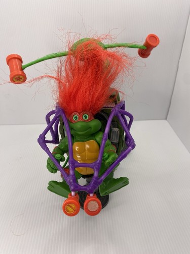 1991 TMNT NINJA TURTLES ROCKSTEADY'S POGOCOPTER & 1993 Tmnt Troll Vintage - Picture 3 of 22