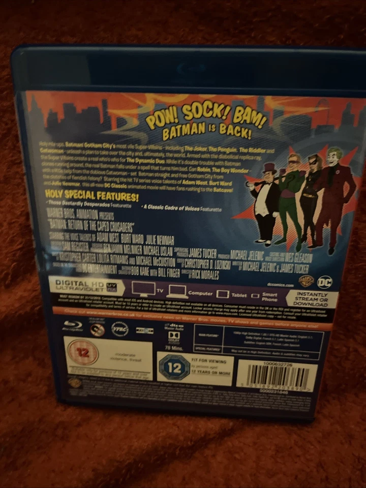 Batman: Return of the Caped Crusaders & Batman vs Two-Face Blu-Rays (animated) - Image 3 of 4