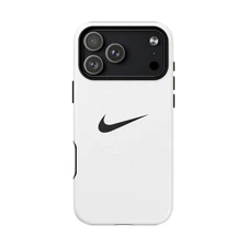 Nike Swoosh Tough Magnetic Case for iPhone 17 Pro - Matte White