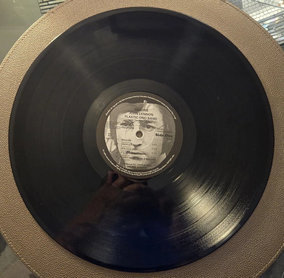 John Lennon Imagine vinyl LP 2015 German press remastered 180 g STONE COLD MINT! - Image 3 of 4