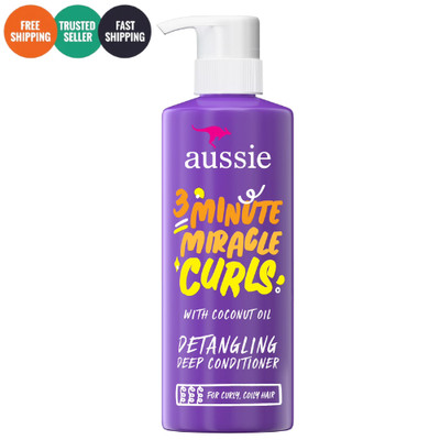 Aussie 3 Minute Miracle Curls Conditioner 16 fl oz Moisturizing Hair Care