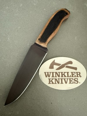 Winkler Knives Drop Point Crusher - Jack Daniels Whiskey Barrel Handle, Winkler