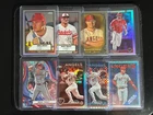 Mike Trout 8-Card Topps Lot (Chrome, Refractors, Mojo, Platinum Anniversary)