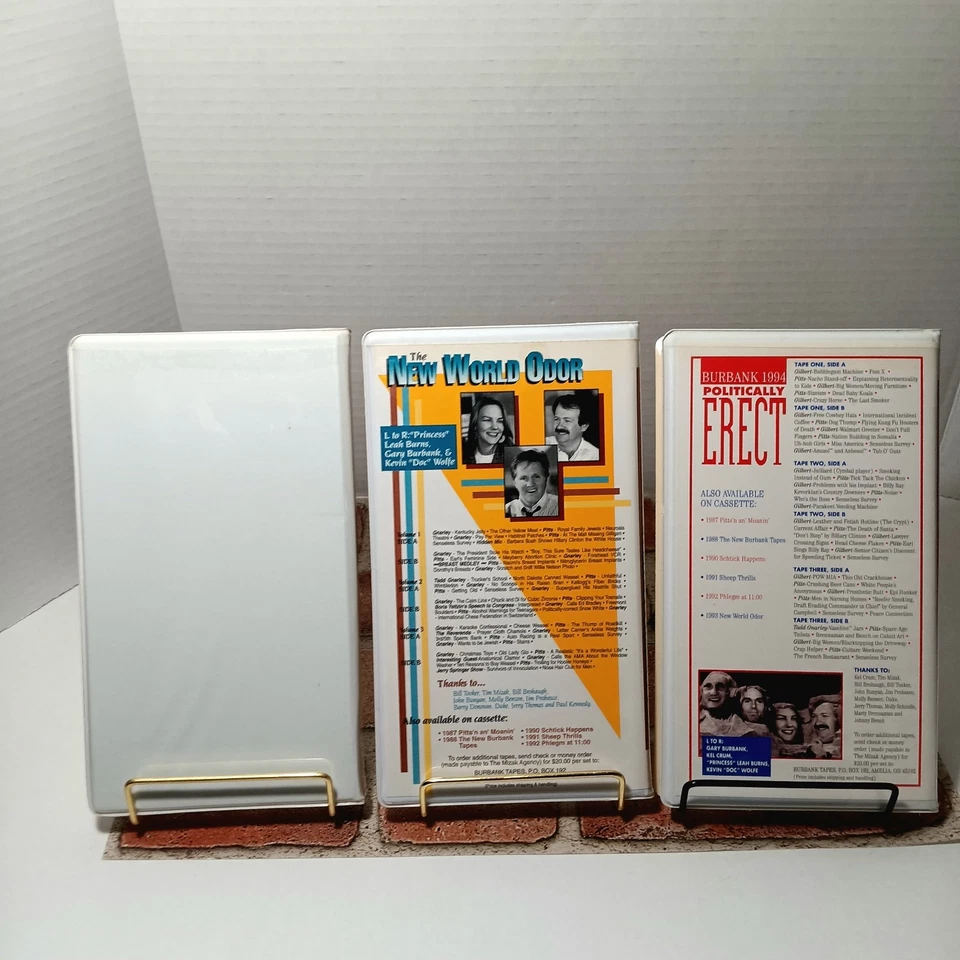 Gary Burbank Tape Lot Shtick Happens Politically Erect World Odor WLW Radio Rare Foto 2 de 4