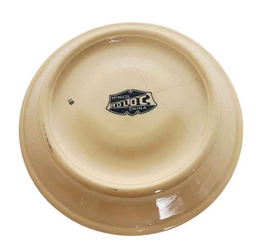 VTG 30s 40s McNicol Roloc China Moderne 2 Diner Style Coffee Cup & Saucer Set - Picture 21 of 21